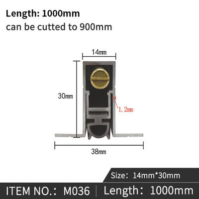 De akoestische Daling van de Verbindingenautomaticlly van de Deurbodem verborg neer Stofdichte Weatherstripping 14*30-38mm