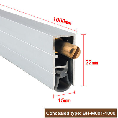 Office Door Bottom Seal Verborgen Type 1000mm stofbestendige akoestische deurverzegelingen