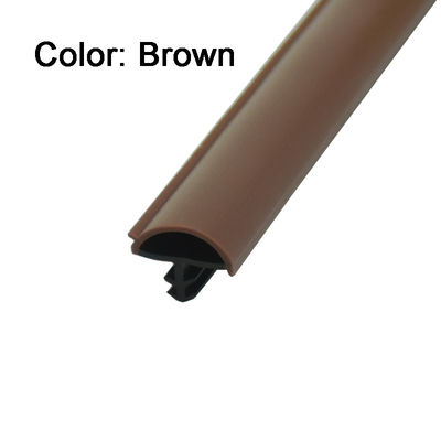 Stofdicht Appartement Houten deur afdichting Strip Bruin Kleur 12 * 5 mm