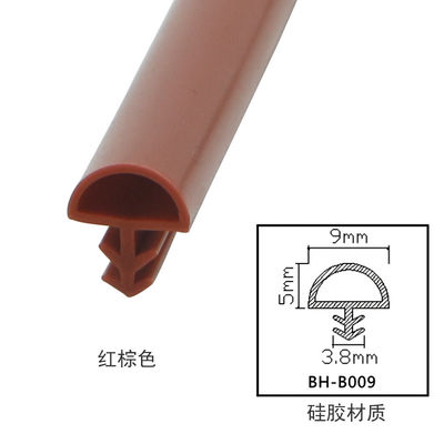 Houten het Weer van het Deursilicone het Ontdoen van Geluidsisolatietrekking Excluders