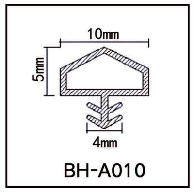 Van de Verbindingsstrook Gewijzigde Pvc van de geluidsisolatie de Houten Deur Deur Weatherstrip