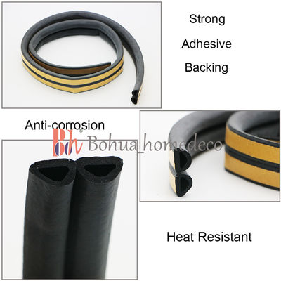 De zelfklevende RubberdieVerbindingen D van EPDM voor Pakhuisdeur 12*10mm worden gevormd