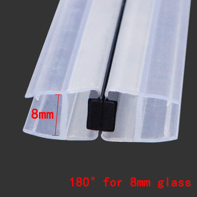 De goede van de de Deur Magnetische Strook van de veerkrachtdouche Waterdichte Verbindingen van pvc voor 8mm Glas