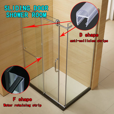 D de Strook van de de Deurverbinding van de Vormdouche Antibotsings voor 8mm Glas