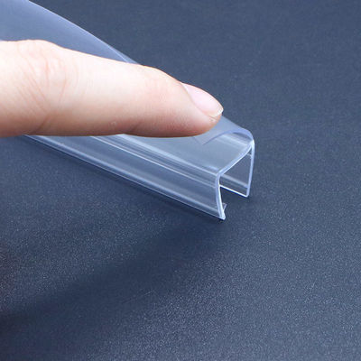 Van de het Glasdouche van pvc Transparant van de de Deurverbinding van de de Strookh Vorm de Badkamerswater die Strook behouden