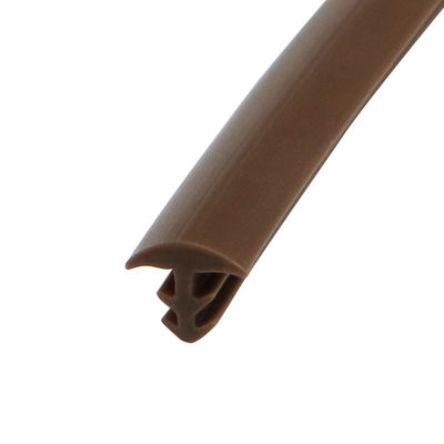 Groeftype van de de Deurverbinding van Pvc Gesteund de Strook Stevige Boogvormige 8*2mm Veelkleurig