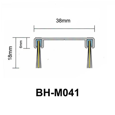 Van de de Bodemborstel van de Commerialdeur Bereik 38mm Breedteraaf RP129F
