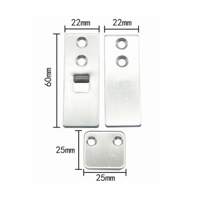 Ce-de Bodemverbindingen van de Metaal Automatische Deur 32-14*34mm AluminiumTochtstrips