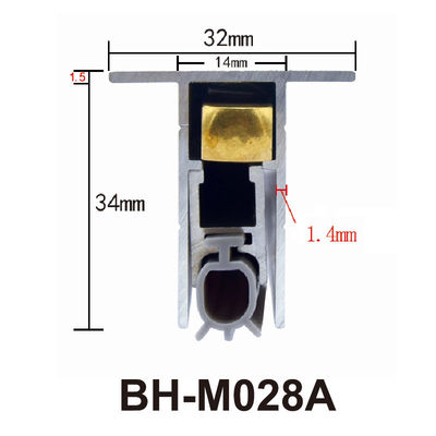 Ce-de Bodemverbindingen van de Metaal Automatische Deur 32-14*34mm AluminiumTochtstrips