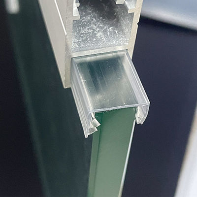 Co Uitgedreven pvc-Weer die 10mm waterdichte van de Strook ontdoen van de Glasdeur
