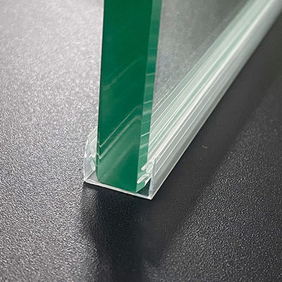 Co Uitgedreven pvc-Weer die 10mm waterdichte van de Strook ontdoen van de Glasdeur