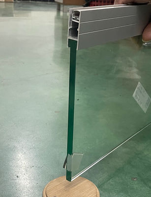 Co Uitgedreven pvc-Weer die 10mm waterdichte van de Strook ontdoen van de Glasdeur