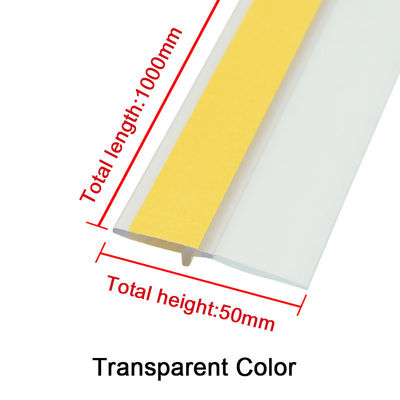 Co - Uitgedreven pvc-van de de Verbindingsstrook van de Deurbodem van het het Stofbewijs Transparante de Deurbereik