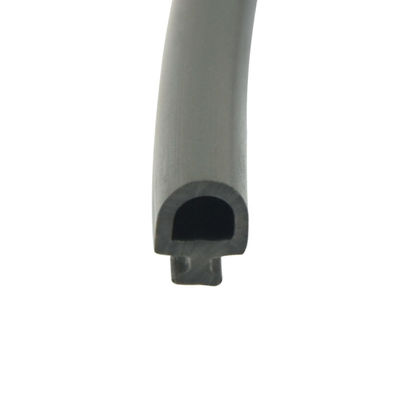 Het Type van de Verbindings Zwarte Groef van Pvc van de lawaaivermindering Rubberstroken voor Aluminiumprofiel
