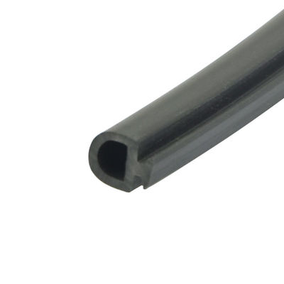Het Type van de Verbindings Zwarte Groef van Pvc van de lawaaivermindering Rubberstroken voor Aluminiumprofiel