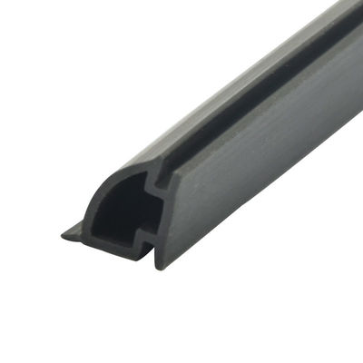 12.5*10mm de Rubberstrook TPE van pvc Antibotsings voor Schuifdeur Zwarte Kleur