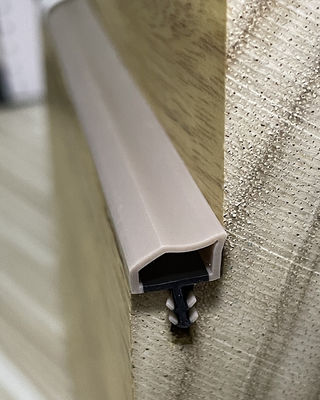 De hoge Deur van de Verbindingsstroken van de Veerkracht Houten Deur Weatherstripings Gray Oak Color 10*6mm